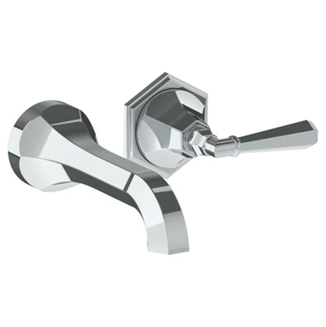 Watermark 314-1.2-YY Beverly Wall Mounted 2 Hole Lavatory Set With 6 3/4" CTC  Spout