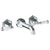 Watermark 314-2.2-CRY4 Beverly Wall Mounted 3 Hole Lavatory Set With 6 3/4" CTC  Spout
