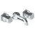 Watermark 314-2.2-T6 Beverly Wall Mounted 3 Hole Lavatory Set With 6 3/4" CTC  Spout