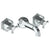 Watermark 314-2.2-XX Beverly Wall Mounted 3 Hole Lavatory Set With 6 3/4" CTC  Spout