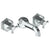 Watermark 314-2.2-XX Beverly Wall Mounted 3 Hole Lavatory Set With 6 3/4" CTC  Spout