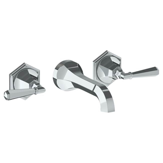 Watermark 314-2.2-YY Beverly Wall Mounted 3 Hole Lavatory Set With 6 3/4" CTC  Spout - Parent