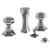 Watermark 314-4-T6 Beverly Deck Mounted 4-Hole Bidet