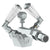 Watermark 314-4.1-CRY4 Beverly Deck Mounted Monoblock Bidet Mixer