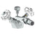 Watermark 314-4.1-CRY5 Beverly Deck Mounted Monoblock Bidet Mixer