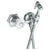 Watermark 314-4.4-CRY5 Beverly Wall Mounted Bidet Spray Set & Progressive Mixer With 49" Hose