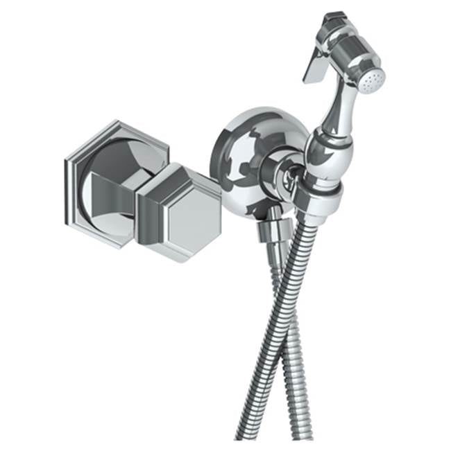 Watermark 314-4.4-T6 Beverly Wall Mounted Bidet Spray Set & Progressive Mixer With 49" Hose