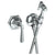 Watermark 314-4.4-YY Beverly Wall Mounted Bidet Spray Set & Progressive Mixer With 49" Hose