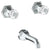 Watermark 314-5-CRY5 Beverly Wall Mounted 3 Hole Bath Set - Parent