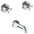 Watermark 314-5-XX Beverly Wall Mounted 3 Hole Bath Set