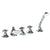 Watermark 314-8.1-XX Beverly Deck Mounted 5 Hole Bath Set - Parent