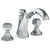 Watermark 314-8.205-T6 Beverly Deck Mounted 3 Hole Extended Bath Set - Parent