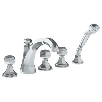 Watermark 314-8.205.1-T6 Beverly Deck Mounted 5 Hole Extended Bath Set - Parent
