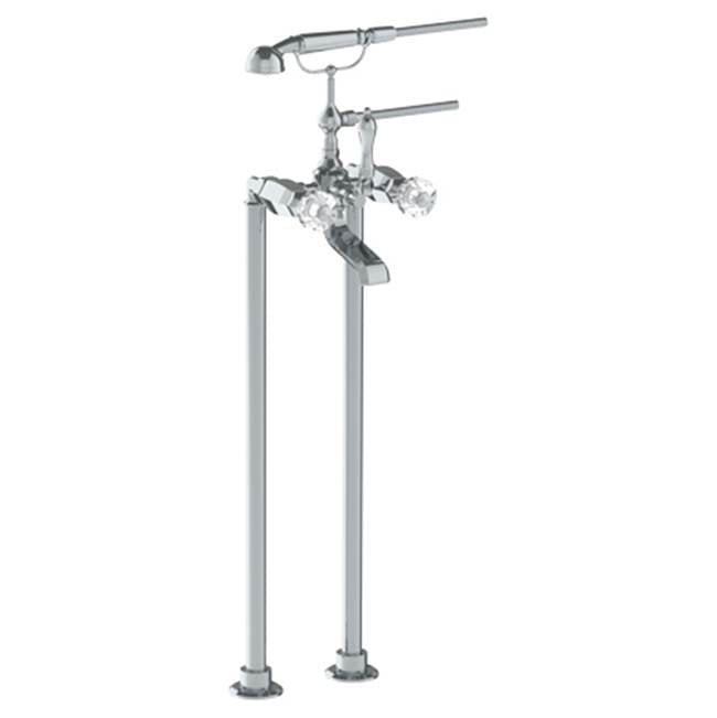 Watermark 314-8.3-CRY5 Beverly Floor Standing Bath Set With Hand Shower
