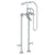 Watermark 314-8.3STP-CRY4 Beverly Floor Standing Bath Set With Hand Shower & Shut-Off Valves