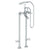 Watermark 314-8.3STP-CRY4 Beverly Floor Standing Bath Set With Hand Shower & Shut-Off Valves