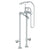 Watermark 314-8.3STP-T6 Beverly Floor Standing Bath Set With Hand Shower & Shut-Off Valves