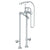 Watermark 314-8.3STP-T6 Beverly Floor Standing Bath Set With Hand Shower & Shut-Off Valves