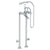 Watermark 314-8.3STP-XX Beverly Floor Standing Bath Set With Hand Shower & Shut-Off Valves