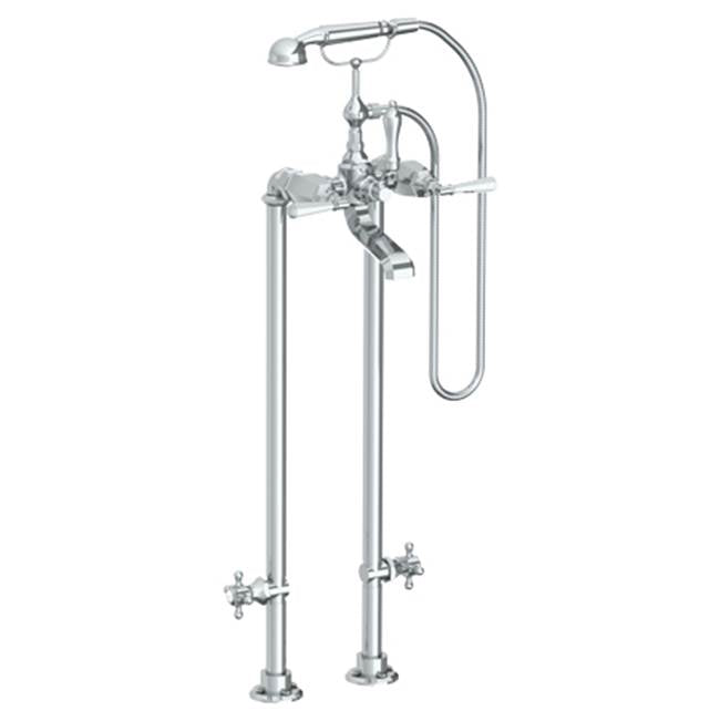 Watermark 314-8.3STP-YY Beverly Floor Standing Bath Set With Hand Shower & Shut-Off Valves - Parent