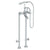 Watermark 314-8.3STP-YY Beverly Floor Standing Bath Set With Hand Shower & Shut-Off Valves