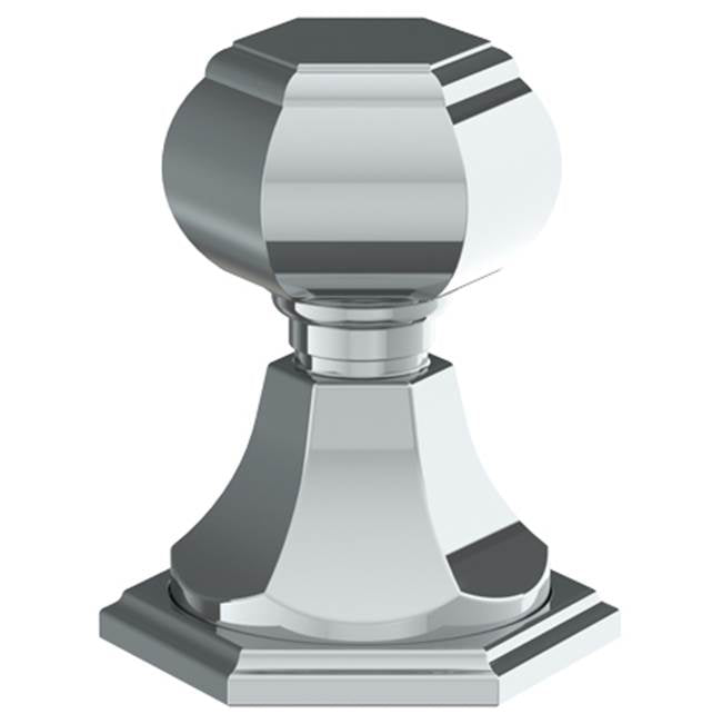 Watermark 314-DTC-T6 Beverly Trim For Deck Mounted Valve. Porcelain Cross Button On Xx Trim Engraved "Cold"