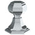 Watermark 314-DTD-T6 Beverly Trim For Deck Mounted Valve. Porcelain Cross Button On Xx Trim Not Engraved - Parent