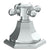 Watermark 314-DTD-XX Beverly Trim For Deck Mounted Valve. Porcelain Cross Button On Xx Trim Not Engraved