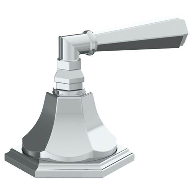 Watermark 314-DTD-YY Beverly Trim For Deck Mounted Valve. Porcelain Cross Button On Xx Trim Not Engraved