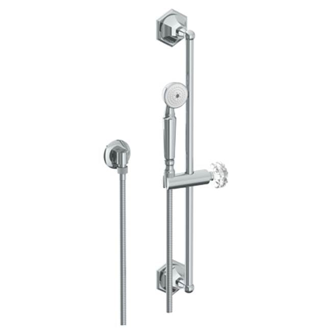 Watermark 314-HSPB1-CRY5 Beverly Positioning Bar Shower Kit With Hand Shower & 69" Hose