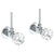 Watermark 314-MAS1-CRY5 Beverly Lavatory Angle Stop Kit -1/2" Compression X 3/8" Od Compression
