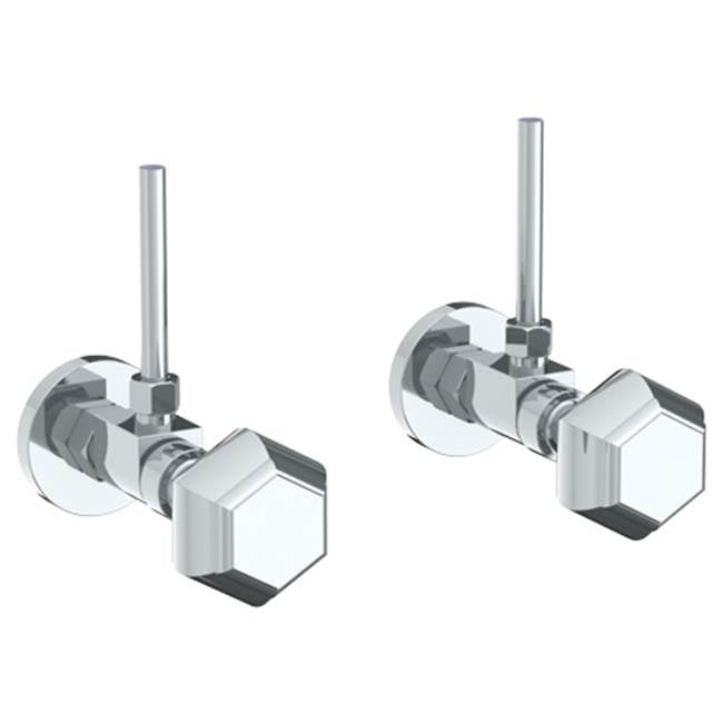 Watermark 314-MAS1-T6 Beverly Lavatory Angle Stop Kit -1/2" Compression X 3/8" Od Compression