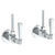 Watermark 314-MAS1-YY Beverly Lavatory Angle Stop Kit -1/2" Compression X 3/8" Od Compression