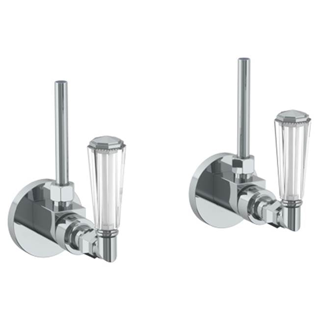 Watermark 314-MAS2-CRY4 Beverly Lavatory Angle Stop Kit -1/2" IPS X 3/8" Od Compression - Parent