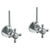 Watermark 314-MAS2-XX Beverly Lavatory Angle Stop Kit -1/2" IPS X 3/8" Od Compression
