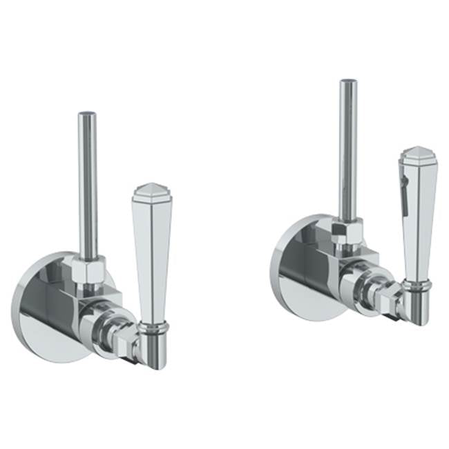 Watermark 314-MAS2-YY Beverly Lavatory Angle Stop Kit -1/2" IPS X 3/8" Od Compression