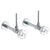 Watermark 314-MAS3-CRY5 Beverly Lavatory Angle Stop Kit -1/2" Sweat X 3/8" Od Compression - Parent