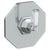 Watermark 314-P80-CRY4 Beverly Wall Mounted Pressure Balance Shower Trim 7-1/2"