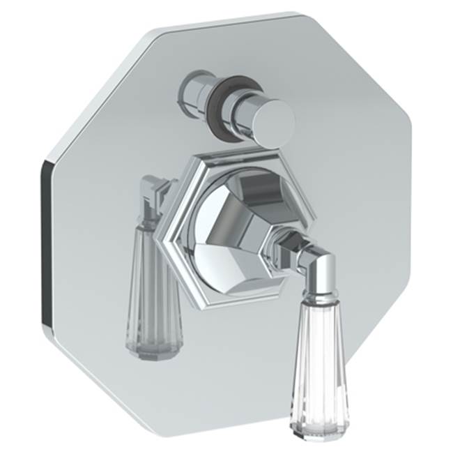 Watermark 314-P90-CRY4 Beverly Wall Mounted Pressure Balance Shower Trim With Diverter 7-1/2"
