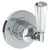 Watermark 314-T15-CRY4 Beverly Wall Mounted Mini Thermostatic Shower Trim 3-1/2" Diameter