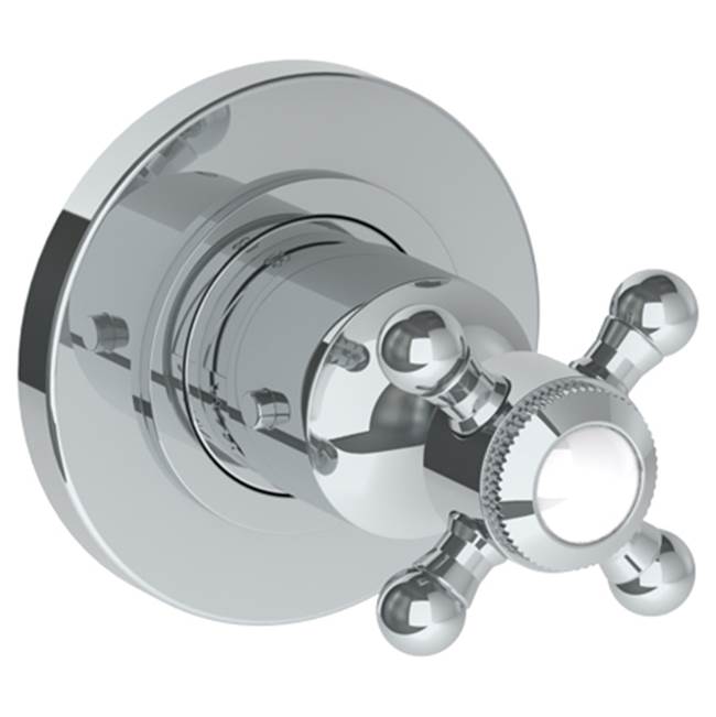 Watermark 314-T15-XX Beverly Wall Mounted Mini Thermostatic Shower Trim 3-1/2" Diameter