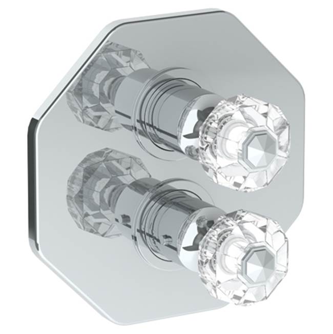 Watermark 314-T20-CRY5 Beverly Wall Mounted Thermostatic Shower Trim With Built-In Control 7-1/2" - Parent