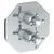 Watermark 314-T20-XX Beverly Wall Mounted Thermostatic Shower Trim With Built-In Control 7-1/2"
