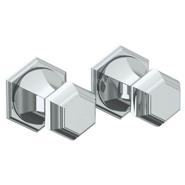 Watermark 314-WTR2-T6 Beverly Wall Mounted 2-Valve Shower Trim