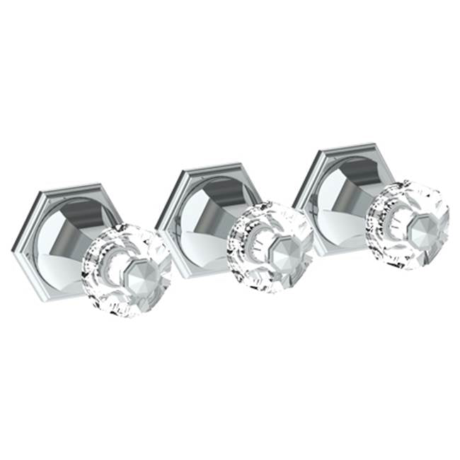 Watermark 314-WTR3-CRY5 Beverly Wall Mounted 3-Valve Shower Trim - Parent
