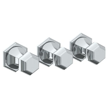 Watermark 314-WTR3-T6 Beverly Wall Mounted 3-Valve Shower Trim
