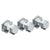 Watermark 314-WTR3-T6 Beverly Wall Mounted 3-Valve Shower Trim