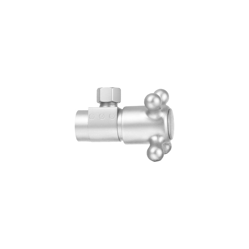 Jaclo 314-X Quarter Turn Ceramic Disc Angle Pattern 1/2" Ips X 3/8" O.D. Supply Valve With Cross Handle - Parent
