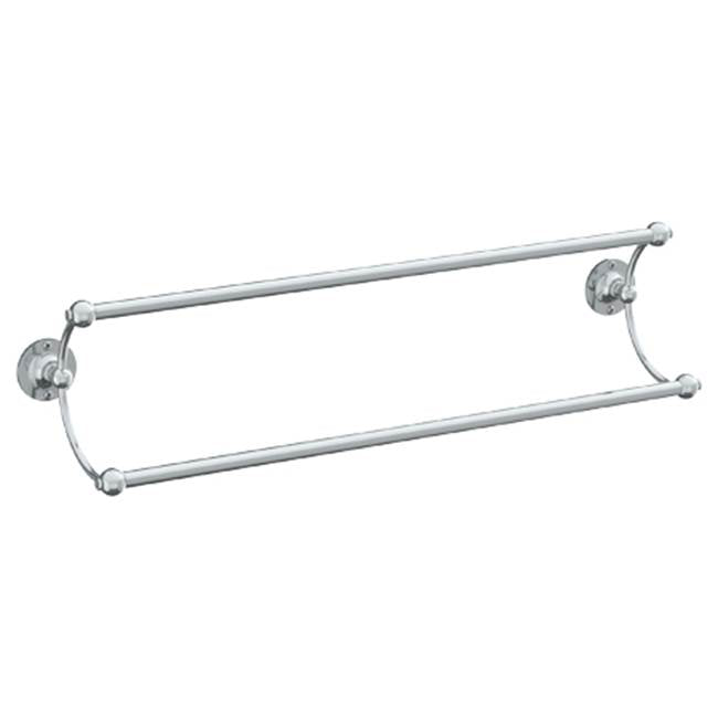 Watermark 321-0.2A Paris Wall Mounted Double Towel Bar 24"