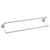 Watermark 321-0.2 Paris Wall Mounted Double Towel Bar 18"
